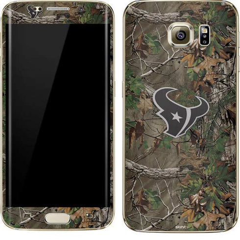 NFL Houston Texans Realtree Xtra Green Camo Galaxy S7 Edge Skin