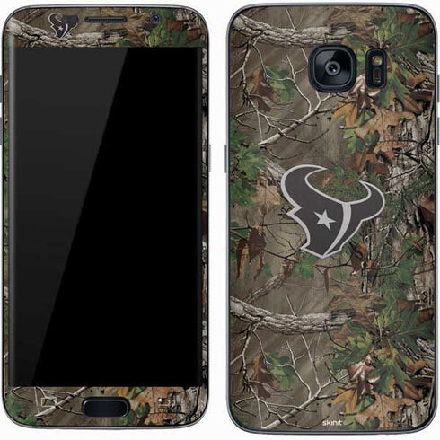 NFL Houston Texans Realtree Xtra Green Camo Galaxy S7 Skin