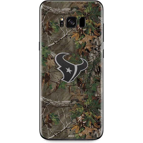 NFL Houston Texans Realtree Xtra Green Camo Galaxy S8 Plus Skin