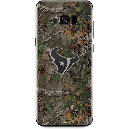 NFL Houston Texans Realtree Xtra Green Camo Galaxy S8 Skin