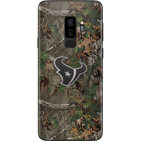 NFL Houston Texans Realtree Xtra Green Camo Galaxy S9 Plus Skin