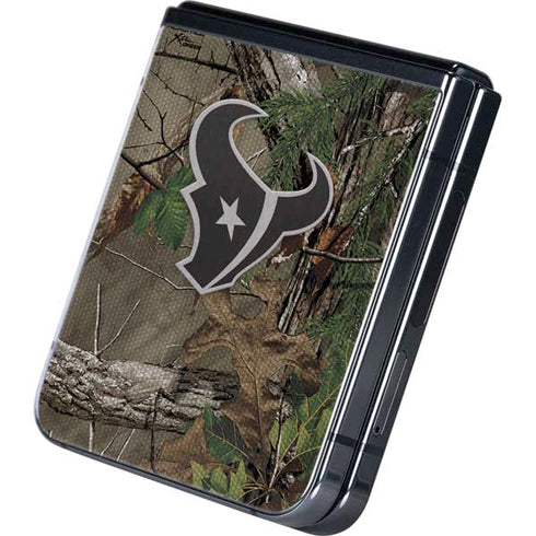 NFL Houston Texans Realtree Xtra Green Camo Galaxy Z Flip5 5G Skin