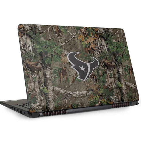 NFL Houston Texans Realtree Xtra Green Camo Dell Inspiron Skin