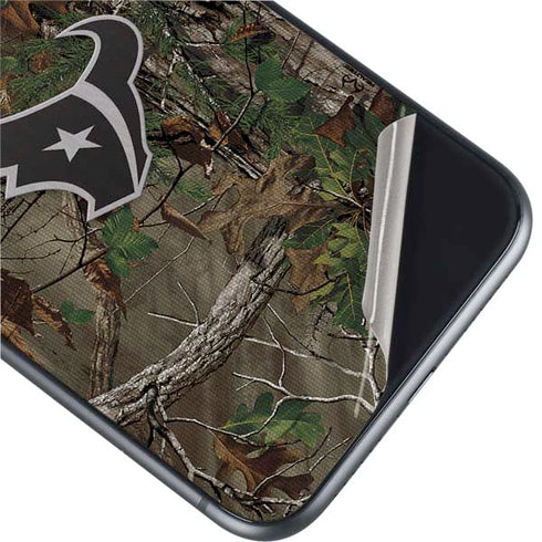 NFL Houston Texans Realtree Xtra Green Camo iPhone 11 Skin