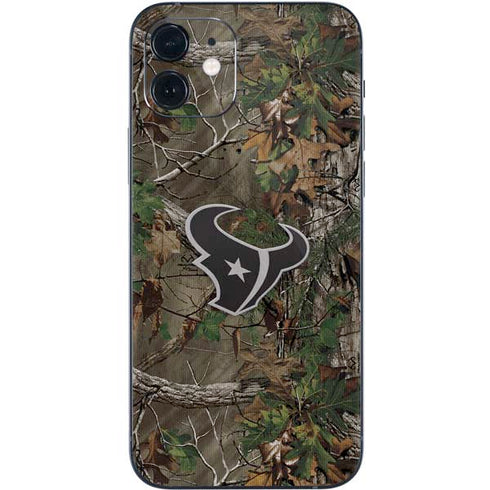 NFL Houston Texans Realtree Xtra Green Camo iPhone 12 Mini Skin