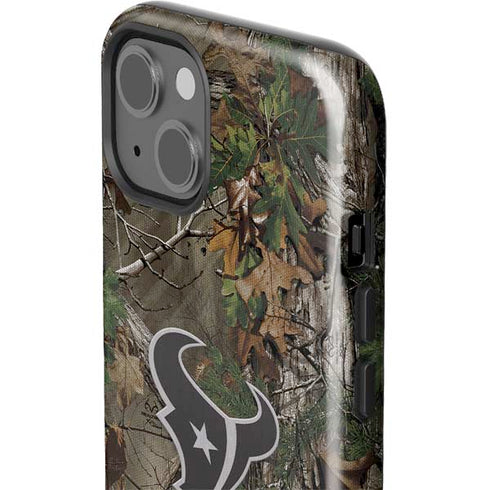 NFL Houston Texans Realtree Xtra Green Camo iPhone 15 Plus Impact Case