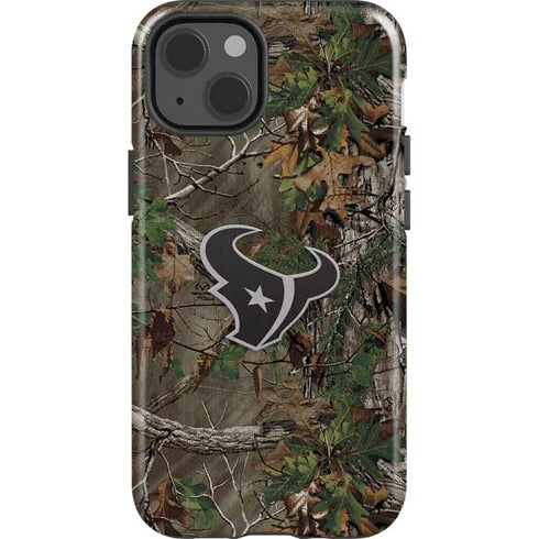 NFL Houston Texans Realtree Xtra Green Camo iPhone 15 Impact Case