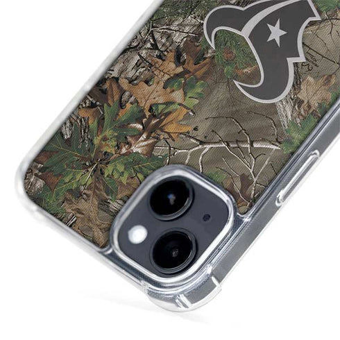 NFL Houston Texans Realtree Xtra Green Camo iPhone 15 Plus MagSafe Case