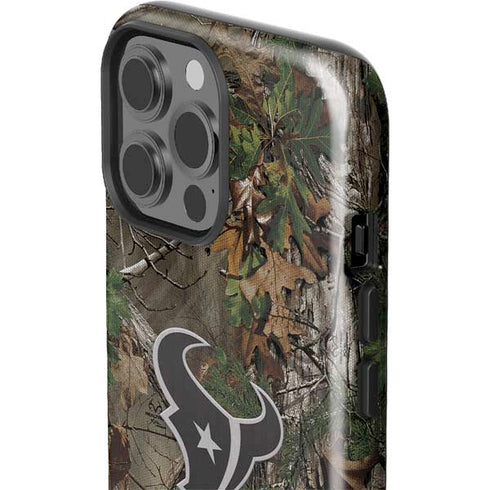 NFL Houston Texans Realtree Xtra Green Camo iPhone 15 Pro Max Impact Case