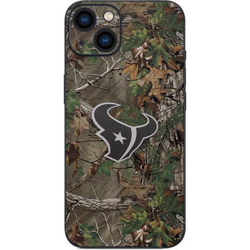 NFL Houston Texans Realtree Xtra Green Camo iPhone 14 Skin