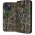 NFL Houston Texans Realtree Xtra Green Camo iPhone 15 Plus Folio Case