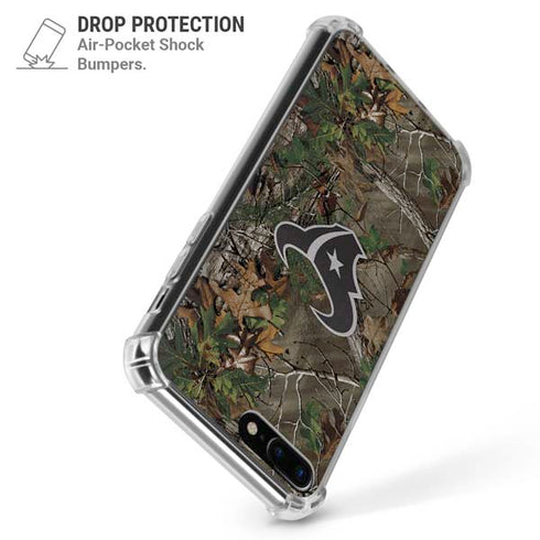 NFL Houston Texans Realtree Xtra Green Camo iPhone 7/8 Plus Clear Case