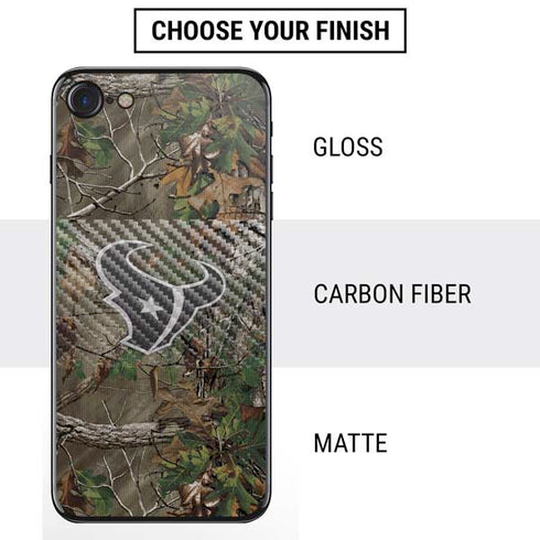NFL Houston Texans Realtree Xtra Green Camo iPhone SE (2nd & 3rd Gen) Skin