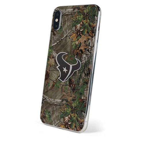 NFL Houston Texans Realtree Xtra Green Camo iPhone X Skin