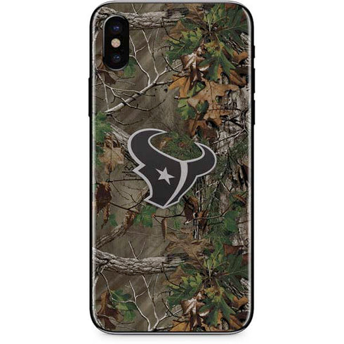 NFL Houston Texans Realtree Xtra Green Camo iPhone XS Max Skin