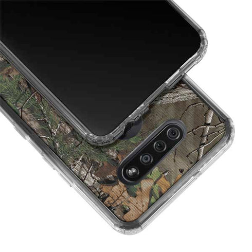 NFL Houston Texans Realtree Xtra Green Camo LG K51/Q51 Clear Case