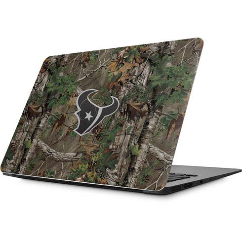 NFL Houston Texans Realtree Xtra Green Camo Apple MacBook Skin