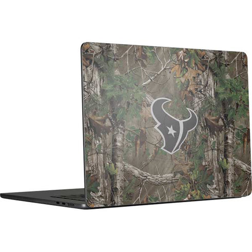 NFL Houston Texans Realtree Xtra Green Camo MacBook Air 15 in (2023) Skin