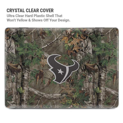 NFL Houston Texans Realtree Xtra Green Camo MacBook Pro 16in (2019-20) Case plus Skin