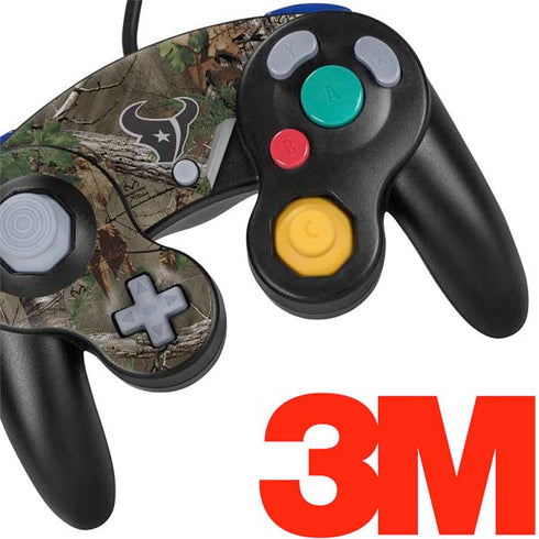 NFL Houston Texans Realtree Xtra Green Camo Nintendo GameCube Controller Skin