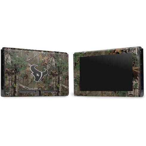 NFL Houston Texans Realtree Xtra Green Camo Nintendo Switch Bundle Skin
