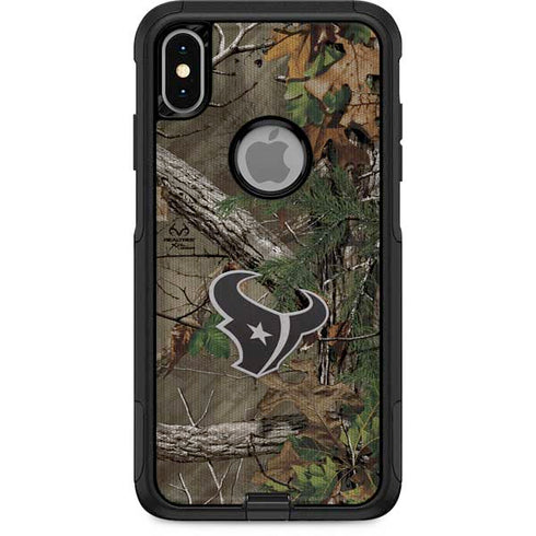 NFL Houston Texans Realtree Xtra Green Camo Otterbox Commuter iPhone Skin