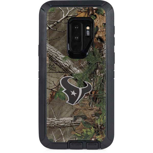 NFL Houston Texans Realtree Xtra Green Camo Otterbox Defender Galaxy Skin