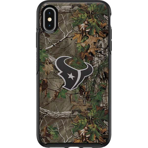 NFL Houston Texans Realtree Xtra Green Camo Otterbox Symmetry iPhone Skin