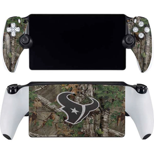 NFL Houston Texans Realtree Xtra Green Camo PlayStation Portal Remote Player Skin