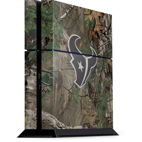 NFL Houston Texans Realtree Xtra Green Camo PS4 Console Skin