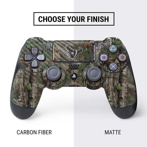 NFL Houston Texans Realtree Xtra Green Camo PS4 Controller Skin