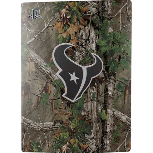 NFL Houston Texans Realtree Xtra Green Camo PS5 Console Skin