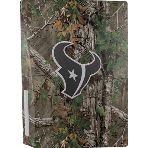NFL Houston Texans Realtree Xtra Green Camo PS5 Console Skin