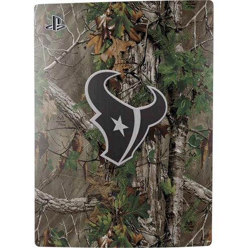 NFL Houston Texans Realtree Xtra Green Camo PS5 Digital Edition Console Skin