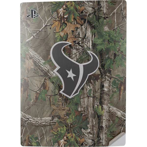 NFL Houston Texans Realtree Xtra Green Camo PS5 Digital Edition Console Skin