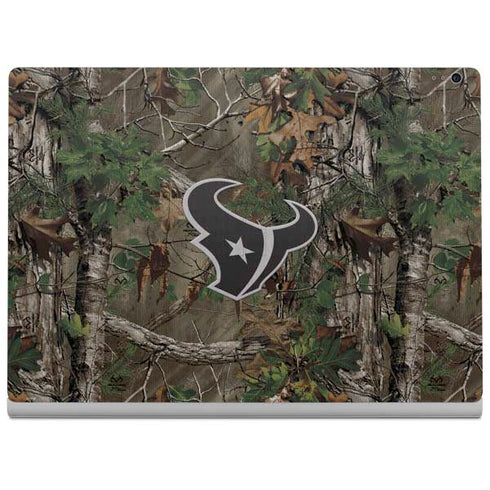 NFL Houston Texans Realtree Xtra Green Camo Surface Book 2 15in Skin