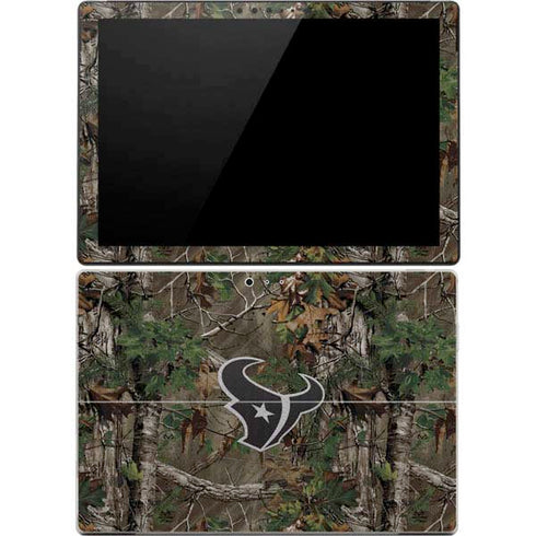 NFL Houston Texans Realtree Xtra Green Camo Surface Pro 4 Skin