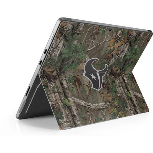 NFL Houston Texans Realtree Xtra Green Camo Surface Pro 9 Skin