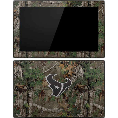 NFL Houston Texans Realtree Xtra Green Camo Surface Pro Tablet Skin