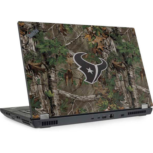 NFL Houston Texans Realtree Xtra Green Camo Lenovo ThinkPad Skin
