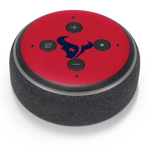 NFL Houston Texans Red Performance Series Amazon Echo Dot Skin