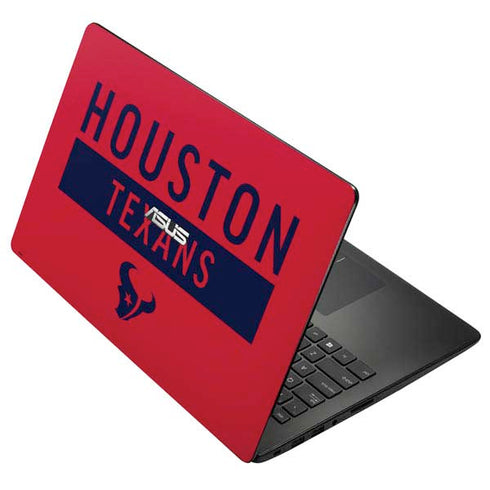 NFL Houston Texans Red Performance Series Asus X502CA 15.6 Skin