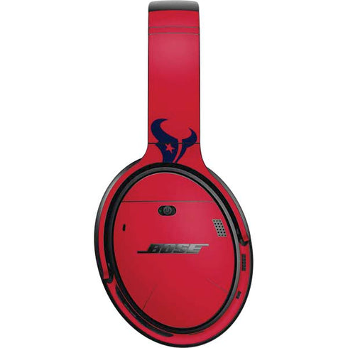 NFL Houston Texans Red Performance Series Bose QuietComfort 35 Headphones Skin