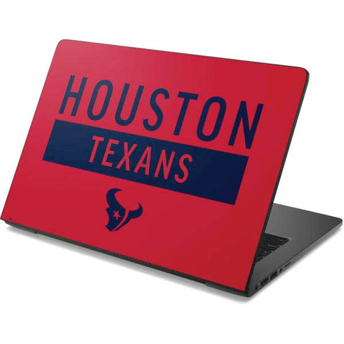 NFL Houston Texans Red Performance Series Dell Chromebook Skin