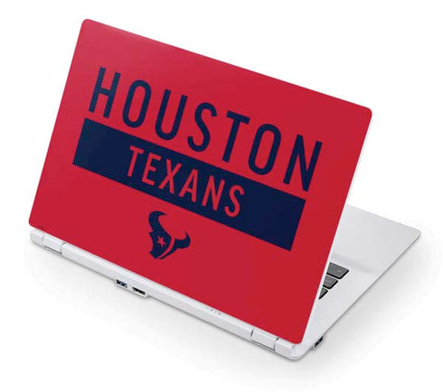 NFL Houston Texans Red Performance Series Acer Chromebook Skin
