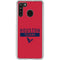 NFL Houston Texans Red Performance Series Galaxy A21 Clear Case