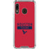 NFL Houston Texans Red Performance Series Galaxy A30 Clear Case