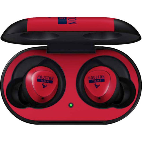 NFL Houston Texans Red Performance Series Galaxy Buds Skin