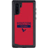 NFL Houston Texans Red Performance Series Galaxy Note 10 Waterproof Case