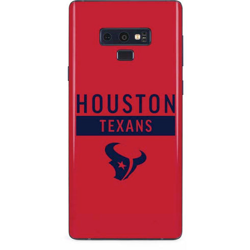NFL Houston Texans Red Performance Series Galaxy Note 9 Skin